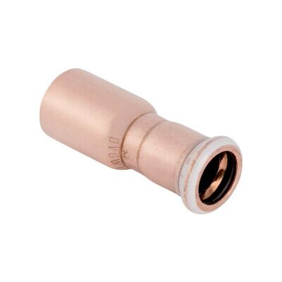 Geberit Réduction Mapress d= 28mmx22mm, avec embout, cuivre (62309) - Publicité Geberit Réduction Mapress d= 28mmx22mm, avec embout, cuivre (62309) - Publicité