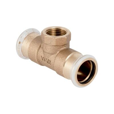 Geberit T-Élément Mapress d 28xRp 1/2, avec filetage intérieur en laiton rouge, cuivre (61359) - Publicité Geberit T-Élément Mapress d 28xRp 1/2, avec filetage intérieur en laiton rouge, cuivre (61359) - Publicité