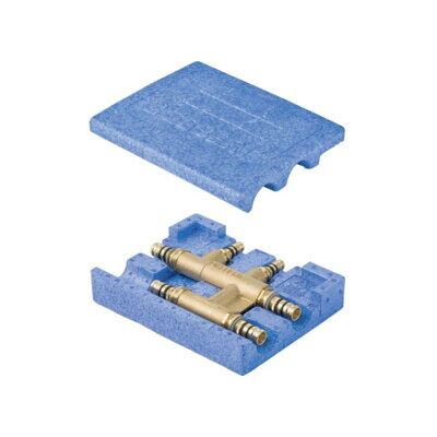 Geberit Té de raccordement Mepla d= 26x16x26 mm, avec boîte d'isolation (613314005) - Publicité Geberit Té de raccordement Mepla d= 26x16x26 mm, avec boîte d'isolation (613314005) - Publicité