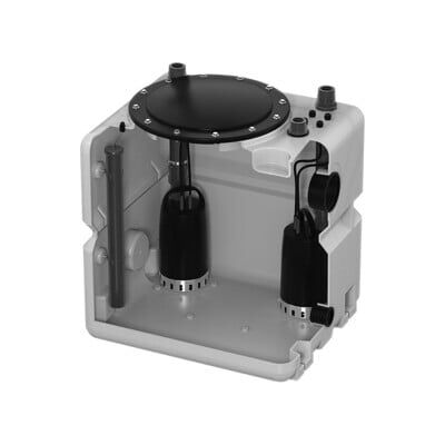 Grundfos Réservoir collecteur DUOLIFT 270.40.CC 270 l (97642386) - Publicité Grundfos Réservoir collecteur DUOLIFT 270.40.CC 270 l (97642386) - Publicité