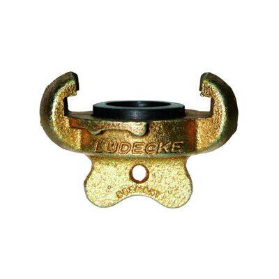 Lüdecke Raccord à griffes en fonte ductile DIN 3489 - Sans chaîne - Publicité Lüdecke Raccord à griffes en fonte ductile DIN 3489 - Sans chaîne - Publicité
