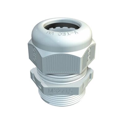 Glandes de câble OBO Bettermann M63 Polyamide Gris Clair - IP68 Droite avec Dégagement de Tension - Publicité Glandes de câble OBO Bettermann M63 Polyamide Gris Clair - IP68 Droite avec Dégagement de Tension - Publicité