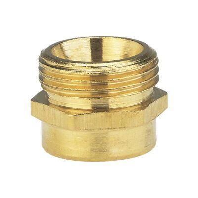 Raccord fileté de réduction en laiton GARDENA, 33,3 mm (G 1)-FM / 26,5 mm (G 3/4)-FM (07265-20) - Publicité Raccord fileté de réduction en laiton GARDENA, 33,3 mm (G 1)-FM / 26,5 mm (G 3/4)-FM (07265-20) - Publicité