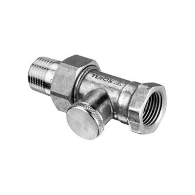 Schell Raccord radiateur R 3/4xG 3/4 IG, DG, coupure, MS nickelé (141180499) - Publicité Schell Raccord radiateur R 3/4xG 3/4 IG, DG, coupure, MS nickelé (141180499) - Publicité