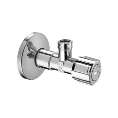 Schell Vanne d'angle COMFORT G 1/2 AG, avec filtre, sans raccord, chromé (054310699) - Publicité Schell Vanne d'angle COMFORT G 1/2 AG, avec filtre, sans raccord, chromé (054310699) - Publicité