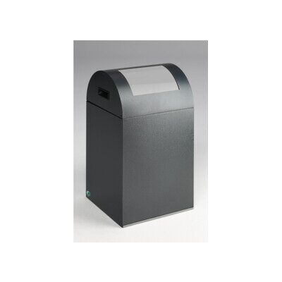 VAR Poubelle - 43L, Argent, Couvercle automatique, Résistant - Publicité VAR Poubelle - 43L, Argent, Couvercle automatique, Résistant - Publicité