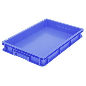 Conteneur empilable au format euro - Résistant, bleu, modèle BN - Conteneur de stockage - Publicité Conteneur empilable au format euro - Résistant, bleu, modèle BN - Conteneur de stockage - Publicité