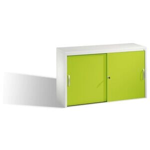C + P Möbelsysteme Buffet Acurado avec portes coulissantes, 2 x 2 hauteurs de dossier, H720xL1200xP400mm avant viridine vert clair carrosserie gris clair ; C + P Möbelsy (5723-00 S10344) - Publicité C + P Möbelsysteme Buffet Acurado avec portes coulissantes, 2 x 2 hauteurs de dossier, H720xL1200xP400mm avant viridine vert clair carrosserie gris clair ; C + P Möbelsy (5723-00 S10344) - Publicité