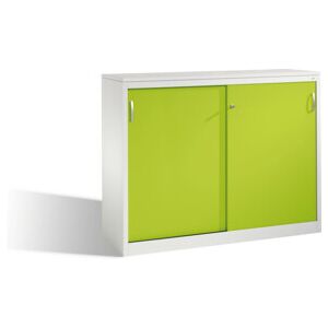 Buffet Acurado avec portes coulissantes, 2 x 3 hauteurs de dossier, H1200xL1600xP500mm avant vert viridine corps gris clair ; C + P Möbelsysteme (2157-1200 S10246) - Publicité Buffet Acurado avec portes coulissantes, 2 x 3 hauteurs de dossier, H1200xL1600xP500mm avant vert viridine corps gris clair ; C + P Möbelsysteme (2157-1200 S10246) - Publicité