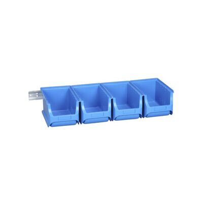 allit Ensemble de boîtes de rangement bleu 600x240x125 mm (457072) - Publicité allit Ensemble de boîtes de rangement bleu 600x240x125 mm (457072) - Publicité