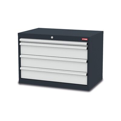 Armoire à 4 tiroirs STIER lxPxH 900x575x620 mm (904165) - Publicité Armoire à 4 tiroirs STIER lxPxH 900x575x620 mm (904165) - Publicité