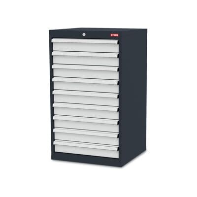 Armoire à 9 tiroirs STIER lxPxH 600x575x1020 mm (904173) - Publicité Armoire à 9 tiroirs STIER lxPxH 600x575x1020 mm (904173) - Publicité