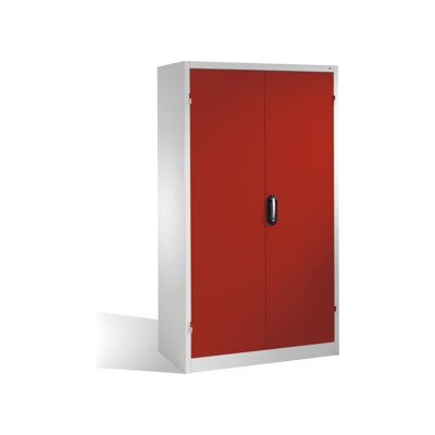 Armoire à bacs C+P avec 83 bacs à bec et 3 tiroirs, H1950xL1100xP535mm Façade rouge rubis Corps gris clair ; C + P Möbelsysteme (130276-67 S10032) - Publicité Armoire à bacs C+P avec 83 bacs à bec et 3 tiroirs, H1950xL1100xP535mm Façade rouge rubis Corps gris clair ; C + P Möbelsysteme (130276-67 S10032) - Publicité