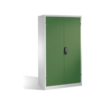 Armoire à bacs C+P avec 92 bacs à bec, H1950xL1100xP535mm Façade vert réséda Corps gris clair ; C + P Möbelsysteme (130276-65 S10020) - Publicité Armoire à bacs C+P avec 92 bacs à bec, H1950xL1100xP535mm Façade vert réséda Corps gris clair ; C + P Möbelsysteme (130276-65 S10020) - Publicité