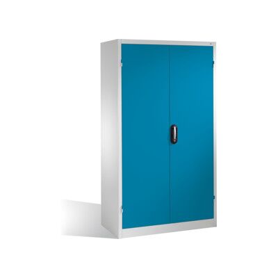 Armoire à bacs C+P avec 97 bacs à bec et 3 tiroirs, H1950xL1100xP535mm Façade bleu clair Corps gris clair ; C + P Möbelsysteme (130276-68 S10021) - Publicité Armoire à bacs C+P avec 97 bacs à bec et 3 tiroirs, H1950xL1100xP535mm Façade bleu clair Corps gris clair ; C + P Möbelsysteme (130276-68 S10021) - Publicité