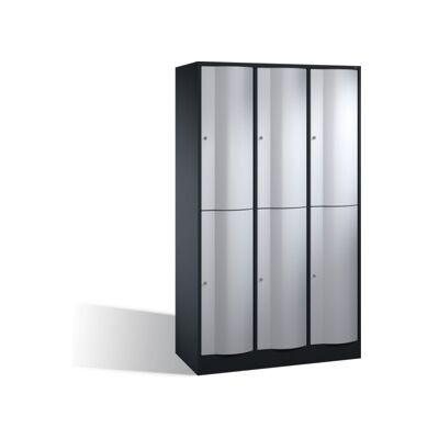 Armoire à casiers CP S 5000 Resisto Anthracite Argent - Locker - Publicité Armoire à casiers CP S 5000 Resisto Anthracite Argent - Locker - Publicité