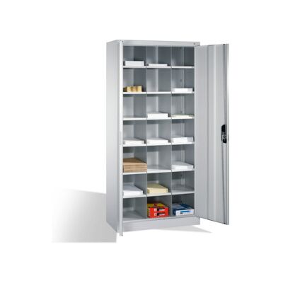 C + P Möbelsysteme Armoire à dossiers C+P Acurado avec portes battantes, 21 compartiments intérieurs, H1950xL930xP400mm Façade gris clair Corps gris clair ; C + P Möbels (9260-410 S10170) - Publicité C + P Möbelsysteme Armoire à dossiers C+P Acurado avec portes battantes, 21 compartiments intérieurs, H1950xL930xP400mm Façade gris clair Corps gris clair ; C + P Möbels (9260-410 S10170) - Publicité
