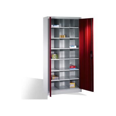 C + P Möbelsysteme Armoire à dossiers C+P Acurado avec portes battantes, 21 compartiments intérieurs, H1950xL930xP400mm Façade rouge rubis Corps gris clair ; C + P Möbel (9260-410 S10087) - Publicité C + P Möbelsysteme Armoire à dossiers C+P Acurado avec portes battantes, 21 compartiments intérieurs, H1950xL930xP400mm Façade rouge rubis Corps gris clair ; C + P Möbel (9260-410 S10087) - Publicité