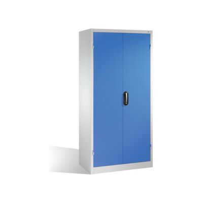 Armoire à outils C+P à portes battantes, 3 tablettes et 3 tiroirs, H1950xL930xP500mm Façade bleu clair Corps gris clair ; C + P Möbelsysteme (8921-5030 S10149) - Publicité Armoire à outils C+P à portes battantes, 3 tablettes et 3 tiroirs, H1950xL930xP500mm Façade bleu clair Corps gris clair ; C + P Möbelsysteme (8921-5030 S10149) - Publicité