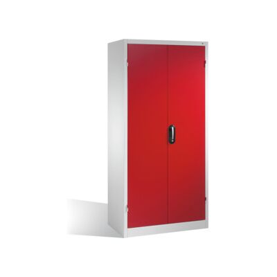 Armoire à outils C+P à portes battantes, 3 tablettes et 3 tiroirs, H1950xL930xP500mm Façade rouge rubis Corps gris clair ; C + P Möbelsysteme (8921-5030 S10150) - Publicité Armoire à outils C+P à portes battantes, 3 tablettes et 3 tiroirs, H1950xL930xP500mm Façade rouge rubis Corps gris clair ; C + P Möbelsysteme (8921-5030 S10150) - Publicité