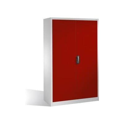 Armoire à outils C+P avec portes battantes, 4 tablettes intérieures, H1950xL1200xP500mm Façade rouge rubis Corps gris clair ; C + P Möbelsysteme (8931-00 S10648) - Publicité Armoire à outils C+P avec portes battantes, 4 tablettes intérieures, H1950xL1200xP500mm Façade rouge rubis Corps gris clair ; C + P Möbelsysteme (8931-00 S10648) - Publicité
