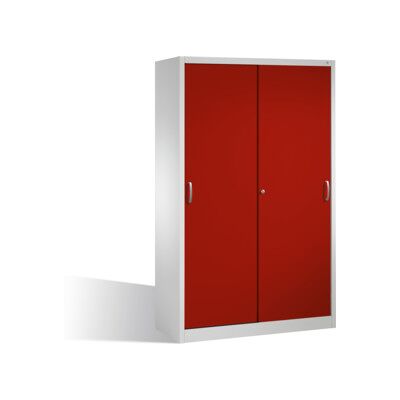 C + P Möbelsysteme Armoire à outils C+P avec portes coulissantes, intérieur 4 étagères, H1950xL1200xP600mm façade avant rouge rubis caisson gris clair ; C + P Möbelsyste (2069-00 S10078) - Publicité C + P Möbelsysteme Armoire à outils C+P avec portes coulissantes, intérieur 4 étagères, H1950xL1200xP600mm façade avant rouge rubis caisson gris clair ; C + P Möbelsyste (2069-00 S10078) - Publicité