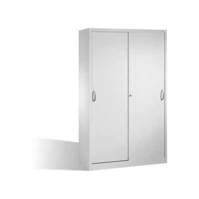 C + P Möbelsysteme Armoire à outils C+P pour charges lourdes avec portes coulissantes, 4 étagères, H1950xL1200xP500mm avant gris clair corps gris clair gris clair ; C + (2059-002 S10004) - Publicité C + P Möbelsysteme Armoire à outils C+P pour charges lourdes avec portes coulissantes, 4 étagères, H1950xL1200xP500mm avant gris clair corps gris clair gris clair ; C + (2059-002 S10004) - Publicité