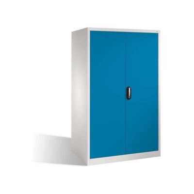 Armoire à outils C+P XXL avec portes battantes, 4 tablettes intérieures, H1950xL1200xP800mm Façade bleu clair Corps gris clair ; C + P Möbelsysteme (8934-00 S10199) - Publicité Armoire à outils C+P XXL avec portes battantes, 4 tablettes intérieures, H1950xL1200xP800mm Façade bleu clair Corps gris clair ; C + P Möbelsysteme (8934-00 S10199) - Publicité