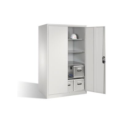 Armoire en acier CP 8934-00 S10194 gris clair 120x80x195cm - Armoire de rangement - Publicité Armoire en acier CP 8934-00 S10194 gris clair 120x80x195cm - Armoire de rangement - Publicité