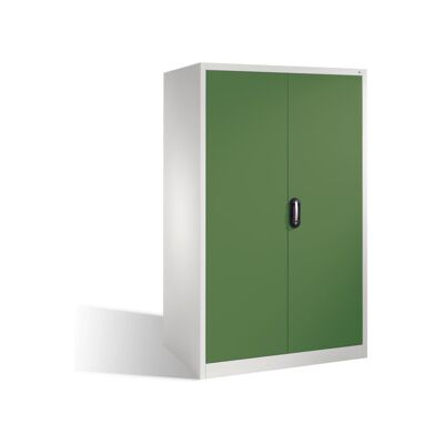Armoire à outils C+P XXL avec portes battantes, 4 tablettes intérieures, H1950xL1200xP800mm Façade vert réséda Corps gris clair ; C + P Möbelsysteme (8934-00 S10196) - Publicité Armoire à outils C+P XXL avec portes battantes, 4 tablettes intérieures, H1950xL1200xP800mm Façade vert réséda Corps gris clair ; C + P Möbelsysteme (8934-00 S10196) - Publicité