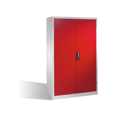 C + P Möbelsysteme Armoire à outils pour charges lourdes C+P avec portes battantes, 4 tablettes intérieures, H1950xL1200xP400mm Façade rouge rubis Corps gris clair ; C + (8930-052 S10193) - Publicité C + P Möbelsysteme Armoire à outils pour charges lourdes C+P avec portes battantes, 4 tablettes intérieures, H1950xL1200xP400mm Façade rouge rubis Corps gris clair ; C + (8930-052 S10193) - Publicité