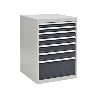 Armoire à tiroirs H1019xl705xP736mm gris/anthr. extractible 2x75,2x100,2x125,1x3 ; Bedrunka+Hirth (80700/1401AV 7035/7016) - Publicité Armoire à tiroirs H1019xl705xP736mm gris/anthr. extractible 2x75,2x100,2x125,1x3 ; Bedrunka+Hirth (80700/1401AV 7035/7016) - Publicité