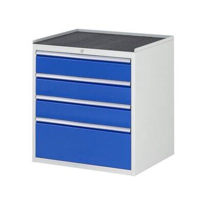 Armoire à tiroirs Rau avec tapis antidérapant 4 tiroirs -XL 3x150 1x270mm (03-XL5.3A-MT.11) - Publicité Armoire à tiroirs Rau avec tapis antidérapant 4 tiroirs -XL 3x150 1x270mm (03-XL5.3A-MT.11) - Publicité
