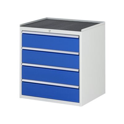 Armoire à tiroirs Rau avec tapis antidérapant 4 tiroirs -XL 4x180mm (03-XL5.1A-MT.11) - Publicité Armoire à tiroirs Rau avec tapis antidérapant 4 tiroirs -XL 4x180mm (03-XL5.1A-MT.11) - Publicité