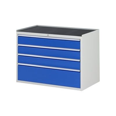 Armoire à tiroirs Rau avec tapis antidérapant 4 tiroirs -XXL 3x150 1x270mm (03-XXL5.3A-MT.11) - Publicité Armoire à tiroirs Rau avec tapis antidérapant 4 tiroirs -XXL 3x150 1x270mm (03-XXL5.3A-MT.11) - Publicité