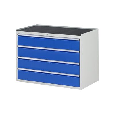 Armoire à tiroirs Rau avec tapis antidérapant 4 tiroirs -XXL 4x180mm (03-XXL5.1A-MT.11) - Publicité Armoire à tiroirs Rau avec tapis antidérapant 4 tiroirs -XXL 4x180mm (03-XXL5.1A-MT.11) - Publicité