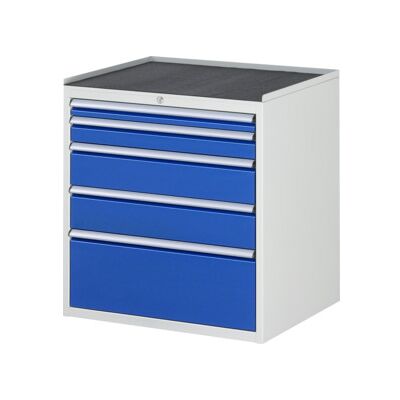 Armoire à tiroirs Rau avec tapis antidérapant 5 tiroirs -XL 1x60 1x90 2x150 1x270mm (03-XL5.2A-MT.11) - Publicité Armoire à tiroirs Rau avec tapis antidérapant 5 tiroirs -XL 1x60 1x90 2x150 1x270mm (03-XL5.2A-MT.11) - Publicité
