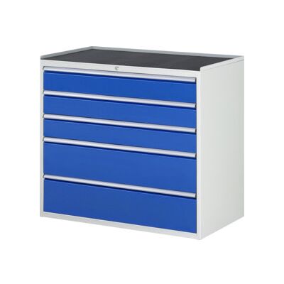 Armoire à tiroirs Rau avec tapis antidérapant 5 tiroirs -XXL 3x150 2x240mm (03-XXL7.4A-MT.11) - Publicité Armoire à tiroirs Rau avec tapis antidérapant 5 tiroirs -XXL 3x150 2x240mm (03-XXL7.4A-MT.11) - Publicité