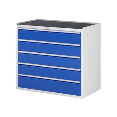 Armoire à tiroirs Rau avec tapis antidérapant 5 tiroirs -XXL 4x180 1x210mm (03-XXL7.5A-MT.11) - Publicité Armoire à tiroirs Rau avec tapis antidérapant 5 tiroirs -XXL 4x180 1x210mm (03-XXL7.5A-MT.11) - Publicité