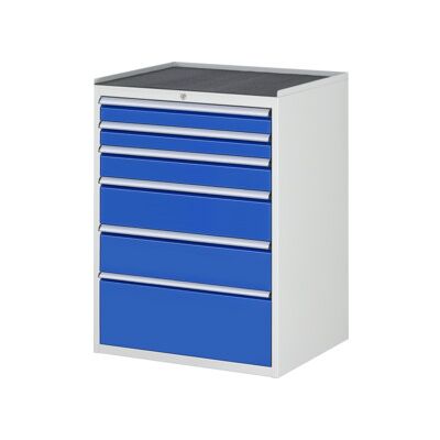 Armoire à tiroirs Rau avec tapis antidérapant 6 tiroirs -XL 2x90 1x120 2x180 1x270mm (03-XL7.7A-MT.11) - Publicité Armoire à tiroirs Rau avec tapis antidérapant 6 tiroirs -XL 2x90 1x120 2x180 1x270mm (03-XL7.7A-MT.11) - Publicité
