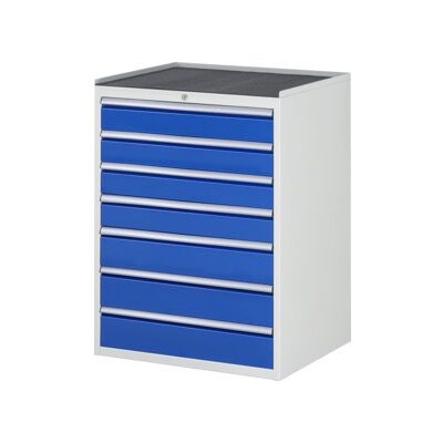 Armoire à tiroirs Rau avec tapis antidérapant 7 tiroirs -XL 4x120 3x150mm (03-XL7.10A-MT.11) - Publicité Armoire à tiroirs Rau avec tapis antidérapant 7 tiroirs -XL 4x120 3x150mm (03-XL7.10A-MT.11) - Publicité