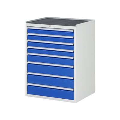 Armoire à tiroirs Rau avec tapis antidérapant 8 tiroirs -XL 4x90 1x120 3x150mm (03-XL7.8A-MT.11) - Publicité Armoire à tiroirs Rau avec tapis antidérapant 8 tiroirs -XL 4x90 1x120 3x150mm (03-XL7.8A-MT.11) - Publicité