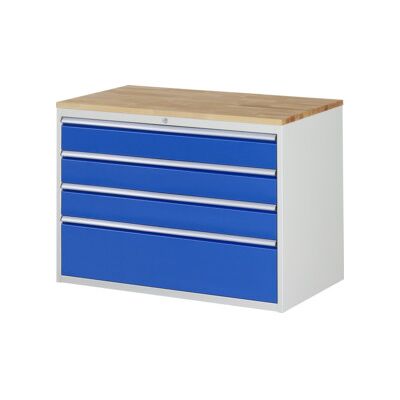Armoire à tiroirs Rau hêtre-top et 4 x tiroirs-XXL 3x150 1x270mm (03-XXL5.3A-B.11) - Publicité Armoire à tiroirs Rau hêtre-top et 4 x tiroirs-XXL 3x150 1x270mm (03-XXL5.3A-B.11) - Publicité