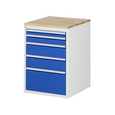 Armoire à tiroirs Rau hêtre-top et 5 x tiroirs L 1x60 1x90 2x150 1x270mm (03-L5.2A-B.11) - Publicité Armoire à tiroirs Rau hêtre-top et 5 x tiroirs L 1x60 1x90 2x150 1x270mm (03-L5.2A-B.11) - Publicité