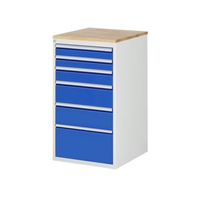 Armoire à tiroirs Rau hêtre-top et 6 x tiroirs L 2x90 1x120 2x180 1x270mm (03-L7.7A-B.11) - Publicité Armoire à tiroirs Rau hêtre-top et 6 x tiroirs L 2x90 1x120 2x180 1x270mm (03-L7.7A-B.11) - Publicité