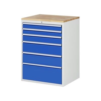 Armoire à tiroirs Rau hêtre-top et 6 x tiroirs -XL 2x90 1x120 2x180 1x270mm (03-XL7.7A-B.11) - Publicité Armoire à tiroirs Rau hêtre-top et 6 x tiroirs -XL 2x90 1x120 2x180 1x270mm (03-XL7.7A-B.11) - Publicité