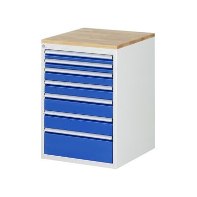 Armoire à tiroirs Rau hêtre-top et 7 x tiroirs L 2x60 2x90 2x120 1x180mm (03-L5.0A-B.11) - Publicité Armoire à tiroirs Rau hêtre-top et 7 x tiroirs L 2x60 2x90 2x120 1x180mm (03-L5.0A-B.11) - Publicité