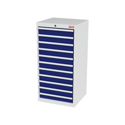 Armoire à tiroirs STIER, avec 11 tiroirs, lxPxH 600x575x1220 mm, gris clair/bleu gentiane (905052) - Publicité Armoire à tiroirs STIER, avec 11 tiroirs, lxPxH 600x575x1220 mm, gris clair/bleu gentiane (905052) - Publicité