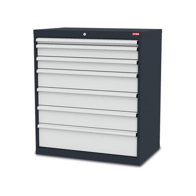 Armoire à tiroirs STIER, avec 7 tiroirs lxPxH 900x575x1020 mm (902622) - Publicité Armoire à tiroirs STIER, avec 7 tiroirs lxPxH 900x575x1020 mm (902622) - Publicité