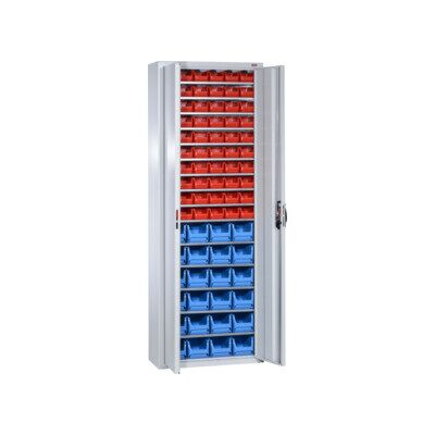 Armoire avec 84 bacs de rangement ouverts STIER, HxLxP 1 980x700x300 mm (904251) - Publicité Armoire avec 84 bacs de rangement ouverts STIER, HxLxP 1 980x700x300 mm (904251) - Publicité